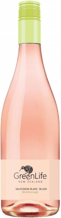 Вино сортовое ГринЛайф Совиньон Блан Блаш Мальборо п/сух. розовое  0,75 л. 10-12%