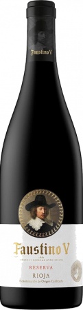 Вино защищенного наименования места происхождения Фаустино V Резерва, кр.сух., региона Риоха, категории DOCa 0,75 л. 13,5%