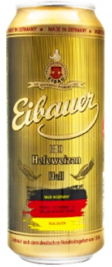 Пиво Айбауэр «Пшеничное Светлое » светлое пастер, нефильтр  ж/б 0,5 л. 5,2%