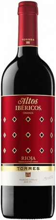 Вино сортовое выдержанное региона Риоха красное сухое "Альтос Иберикос Крианса" 0,75 л. 14-14,5%