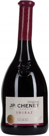 Вино сортовое ординарное Жан Поль Шене Ориджинал Шираз кр. сух. 0,75 л. 13,5-14%