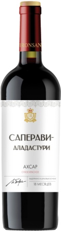 Вино марочное Саперави-Аладастури красное сухое серия Ахсар  0,75 л. 10,5-14%