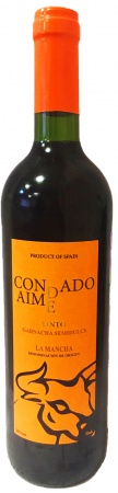 Вино ординарное сортовое Гарнача D.O серия  Кондадо Де Айме кр. п/сл. региона Ла Манча 0,75 л. 13%