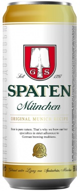 Пиво Шпатен Мюнхен Хеллес пастер. светлое ж/б 0,45 л. 5,2%