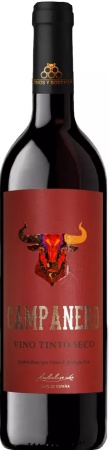 Вино ординарное «КАМПАНЕРО» полусладкое красное 0,75 л. 11%