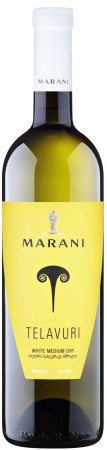 Вино ординарное Телавури Марани белое п/сух 0,75 л. 12%