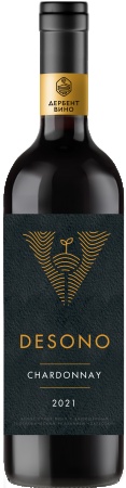 Вино Дэсоно Шардоне сух. белое 0,75 л. 12,5%