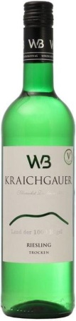 Вино сортовое ординарное Винцер фон Баден Рислинг бел. сух. 0,75 л. 12%