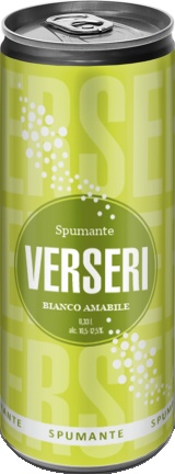 Вино игристое Версери «Verseri» ж/б бел. п/сл 0,33 л. 10,5-12,5%