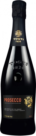 Вино игристое Тости Просекко белое сухое 0,75 л. 7,5-11%