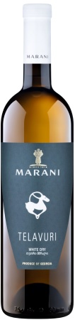 Вино ординарное Телавури Марани белое сух. 0,75 л. 12%