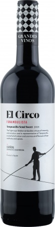 Вино сортовое ординарное серии Эль Цирко Темпранильо п/сл красное 0,75 л. 13,5%