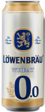 Пивной напиток Ловенбрау пшеничное безалкогольное нефильтр. пастер. 0,45л ж/б