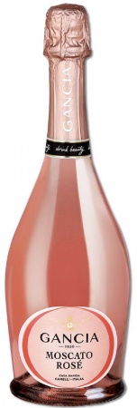 Вино игристое Ганча Москато Розе сладкое розовое 0,75 л. 7%
