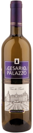Вино столовое Цезарио Палаццо бел.п/сл. 0,75 л. 12%
