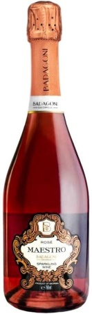 Вино игристое розовое полусладкое "БАДАГОНИ РОЗЕ" 0,75 л. 10%