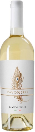 Вино ординарное ПавоНеро Бьянко сухое белое 0,75 л. 13%