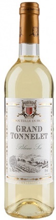 Вино ординарное Гранд Тоннелет сух белое 0,75 л. 7,5-11%