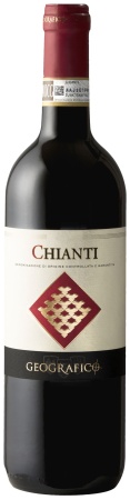 Вино ординарное Кьянти Джеографико сухое красное 0,75 л. 13%