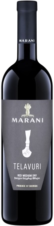 Вино ординарное Телавури Марани красное п/сух 0,75 л. 12%
