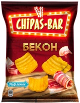 Снеки со вкусом бекона "Chipas BAR" 50г