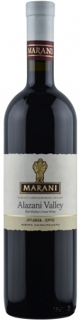 Вино ординарное п/сл красное Алазанская долина торговой марки Марани 0,75 л. 12%