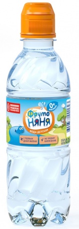 Питьевая вода артезианская "Фруто Няня детская вода" 0,33л