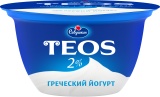 Йогурт греческий  ТЕОС ТМ Савушкин натур. 2% 140гр