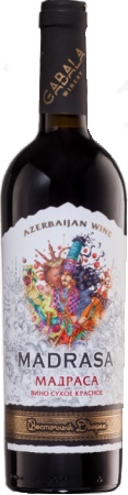 Вино сортовое ординарное сухое красное "МАДРАСА" серия "Восточный дворик" 0,75 л. 12%