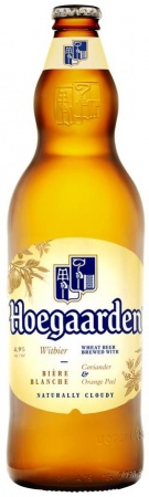 Пивной напиток Хугарден белое нефильтр. пастер. ст/б 0,75 л. 4,9%