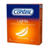 Презервативы CONTEX №3 Lights (ос.тон)