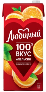 Любимый Нектар Апельсин с мякотью 1.93л