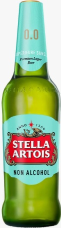 Пиво Стелла Артуа безалкогольное светлое пастер. 0,44л ст/б