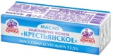 Масло сладко-сливочное "Крестьянское" несоленое, (фольга) 180 гр. 72,5%