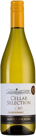 Вино молодое полусухое белое "Селлар Селекшн Шардоне" 0,75 л. 7,5-12,5%