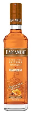 Настойка полусладкая Парламент Апельсиновый Биттер 0,5 л. 38%