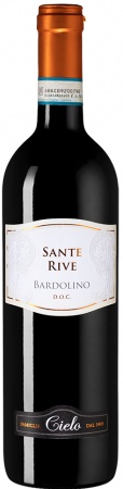 Вино ординарное Санте Риве Бардолино сухое кр. 0,75 л. 7,5-12%