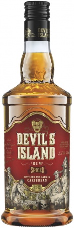Ром выдержанный Девилс Айленд Спайсд (Devil's island spiced) 0,5 л. 37,5%