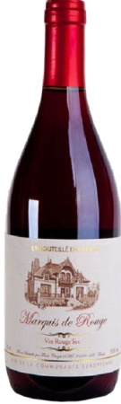 Вино Маркиз де Руж кр. п/сл. 0,75 л. 10,5-11%