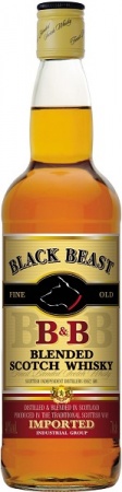Виски шотландский купажированный БЛЭК БИСТ (BLACK BEAST)  0,5 л. 40%
