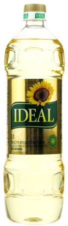 Масло Идеал подсолнечное рафинир дезодор1л
