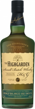 Виски зерновой ХАЙГАРДЕН (HIGHGARDEN) 5 ЛЕТ 0,5 л. 40%