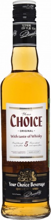 Спиртной напиток Чойс Виски Your Choice with taste of Whisky 5 0,5 л. 40%