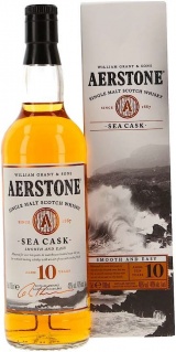 Виски шотландский односолодовый Аэрстоун Си Каск 10 лет выдержки п/у 0,7 л. 40%