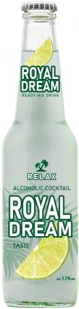 Напиток слабоалкогольный газированный ароматизированный Релакс Роял Дрим 0,33 л. 5,5%