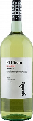 Вино сортовое ординарное Макабео бел. сух., серия EL CIRCO, регион Кариньена 1,5 л. 13%