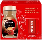 Кофе растворимый Нескафе Классик Крема в наборе с кружкой 190 г