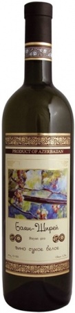 Вино сортовое ординарное сухое белое "БАЯН ШИРЕЙ" серия "Восточный дворик" 0,75 л. 12%