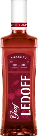 Настойка сладкая Граф Ледофф десерт Вишня 0,5 л. 20%