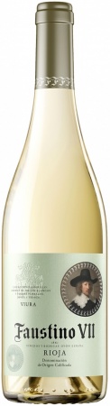 Вино сортовое ординарное Фаустино VII Виура, бел.сух. 0,75 л. 11,5-12,5%